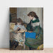 Reproduction of the painting Young Girls with Dog (Two of Alexandre Natanson's daughters) - Pierre Bonnard