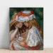 Reproductie van het schilderij Jonge meisjes lezend - Pierre-Auguste Renoir