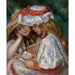 Reproductie van het schilderij Jonge meisjes lezend - Pierre-Auguste Renoir