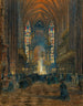 Messe aan de kathedraal Saint-Étienne - Jindřich Tomec — weergave van het kunstwerk