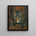 Messe aan de kathedraal Saint-Étienne - Jindřich Tomec — ingelijst kunstwerk aan de muur