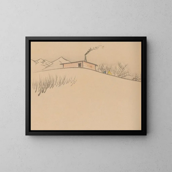 Hogajo Pl12 Painting - Jiro Takeuchi — framed artwork on a wall