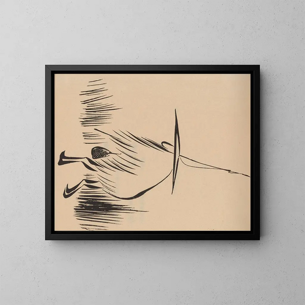 Hogajo Pl17 - Jiro Takeuchi — framed artwork on a wall