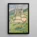 Chapelle funéraire à Innichen - John Thain — ingelijst kunstwerk aan de muur