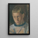 Portret van jongen - John Thain — ingelijst kunstwerk aan de muur