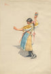 Danseuse de Piešťany - Joža Uprka — weergave van het kunstwerk