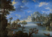 Landschap aan de rand van het meer - Joachim Patinier — weergave van het kunstwerk