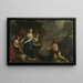 Ulysses and Nausicaa - Joachim von Sandrart — framed artwork on a wall