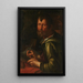 L'évangéliste Saint Luc - Joachim Wtewael — framed artwork on a wall