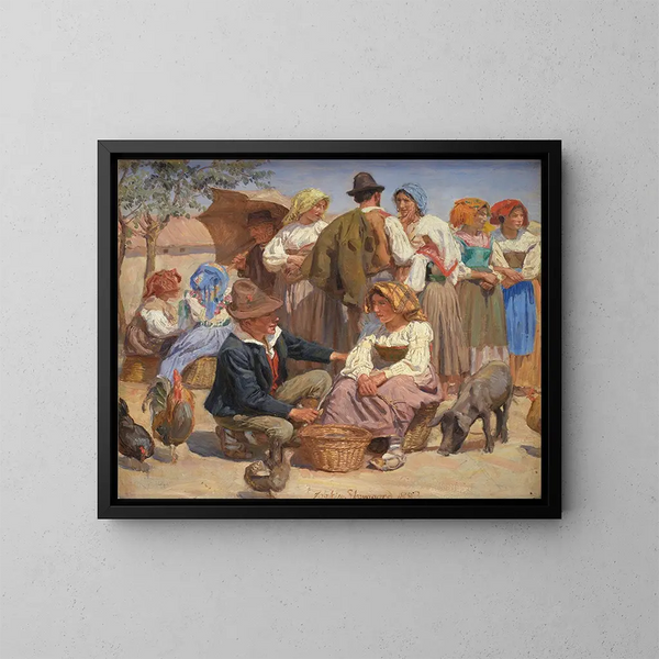 Marqué à Sora - Joakim Skovgaard — framed artwork on a wall