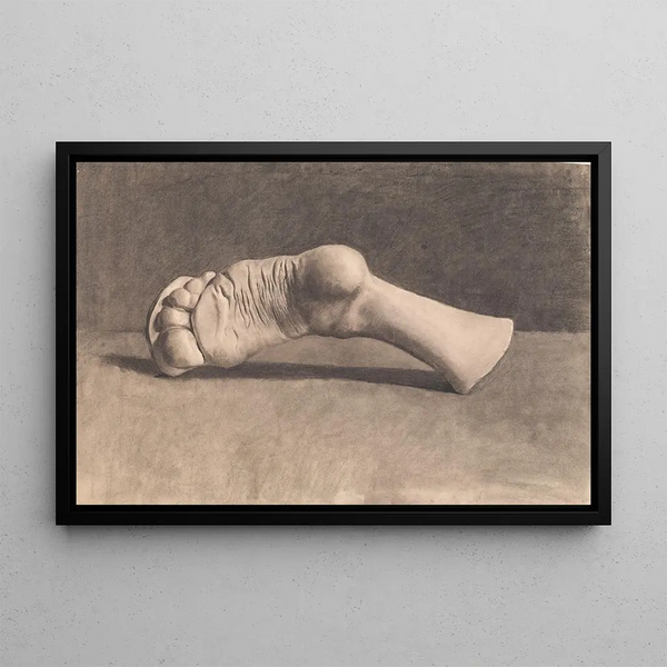 Joakim Skovgaard - Tegning Efter Gips En Fod.webp