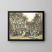 van het Noordermarkt in Amsterdam - Joannes Barnardus Antonius Maria Westerwoudt — ingelijst kunstwerk aan de muur