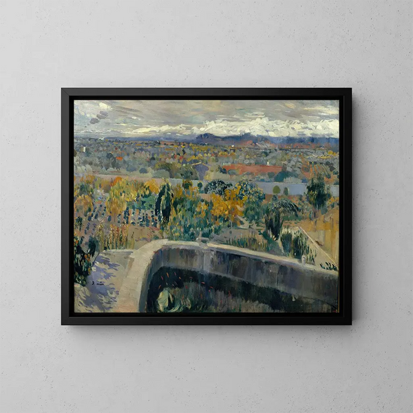 Le Nouveau Étang - Joaquín Mir Trinxet — framed artwork on a wall
