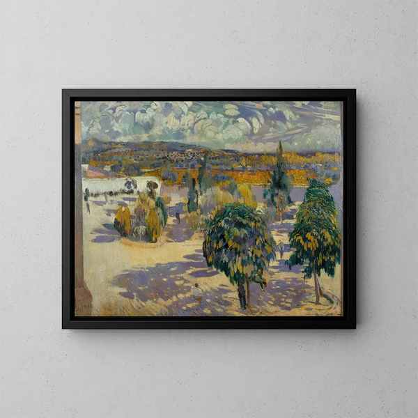 Stormy sky - Joaquín Mir Trinxet — framed artwork on a wall