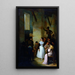 Dansen binnenshuis - Joaquín Domínguez Bécquer — ingelijst kunstwerk aan de muur