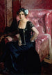 Clotilde en avondjurk - Joaquín Sorolla — weergave van het kunstwerk