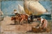Strandscène - Joaquín Sorolla — weergave van het kunstwerk