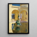 V Étang de Charles V Alcazar Séville - Joaquín Sorolla — ingelijst kunstwerk aan de muur