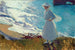 Mara op het strand in Biarritz of tegenlicht - Joaquín Sorolla — weergave van het kunstwerk