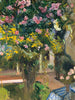 Lauriers roses in de binnenplaats van het kunstenaarshuis - Joaquín Sorolla — weergave van het kunstwerk