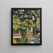 Lauriers roses in de binnenplaats van het kunstenaarshuis - Joaquín Sorolla — ingelijst kunstwerk aan de muur