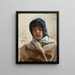 Portret - Joaquín Sorolla — ingelijst kunstwerk aan de muur
