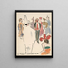 Kunstenaars Ball Pierrot en Staande Personages - Joaquín Torres-García — ingelijst kunstwerk aan de muur