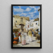 Au marché - Joaquín Turina y Areal — ingelijst kunstwerk aan de muur