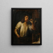 Portret van een man bij een raam - Job Adriaensz. Berckheyde — ingelijst kunstwerk aan de muur