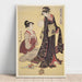 Reproductie van het schilderij Jôbon no zu - Beeld van de hogere klasse - Kitagawa Utamaro