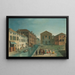 Venetië de kerk van San Giuseppe di Castello - Johan Anton Richter — ingelijst kunstwerk aan de muur