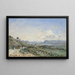 Grote route départementale van Lyon Grenoble - Johan Barthold Jongkind — ingelijst kunstwerk aan de muur