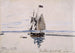La Mer Honfleur - Johan Barthold Jongkind — weergave van het kunstwerk