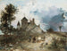 Het Kasteel Nivre - Johan Barthold Jongkind — weergave van het kunstwerk