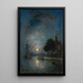 Le Port de Dordrecht au crépuscule - Johan Barthold Jongkind — ingelijst kunstwerk aan de muur