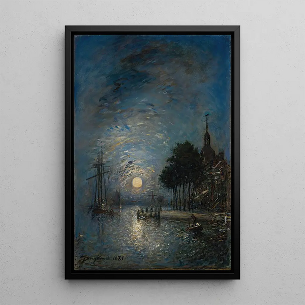 Johan Barthold Jongkind - Le Port De Dordrecht Au Crpuscule.webp