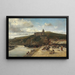 Le Tréport 's ochtends, Normandië - Johan Barthold Jongkind — ingelijst kunstwerk aan de muur