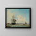 Le Grand Canal de Dordrecht - Johan Barthold Jongkind — ingelijst kunstwerk aan de muur