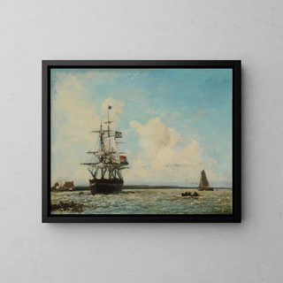 Johan Barthold Jongkind - Marine Le Grand Canal de Dordrecht.webp