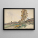 Route Près de La Côte-Saint-André - Johan Barthold Jongkind — ingelijst kunstwerk aan de muur