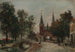 Scene in Delft - Johan Barthold Jongkind — weergave van het kunstwerk