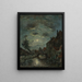Een binnenkanaal in Dordrecht Claire de Lune - Johan Barthold Jongkind — ingelijst kunstwerk aan de muur