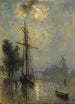 Vue du port de Doverschie - Johan Barthold Jongkind — weergave van het kunstwerk