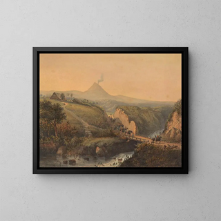 Johan Conrad Greive - Gezicht op de omgeving van Malang.webp