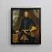 Charles XII 1682-1718 Koning van Zweden - Johan David Swartz — ingelijst kunstwerk aan de muur