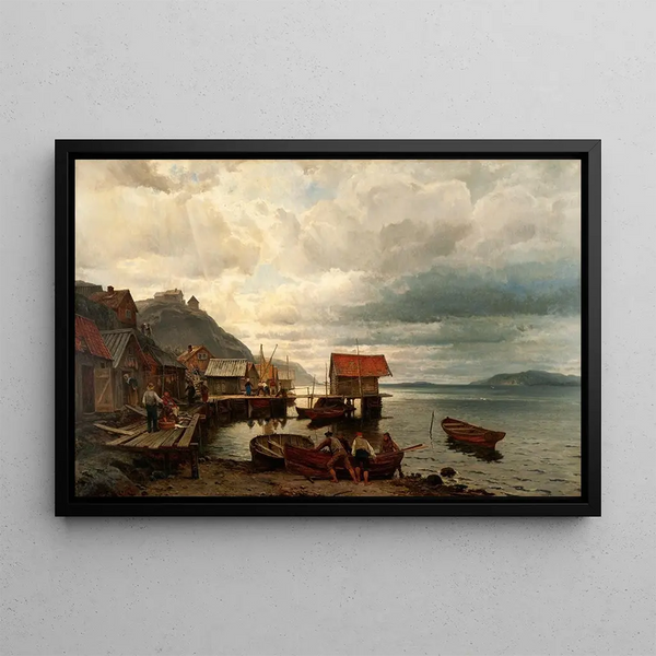 Johan Edvard Bergh - Scene from the West Coast of Sweden.webp