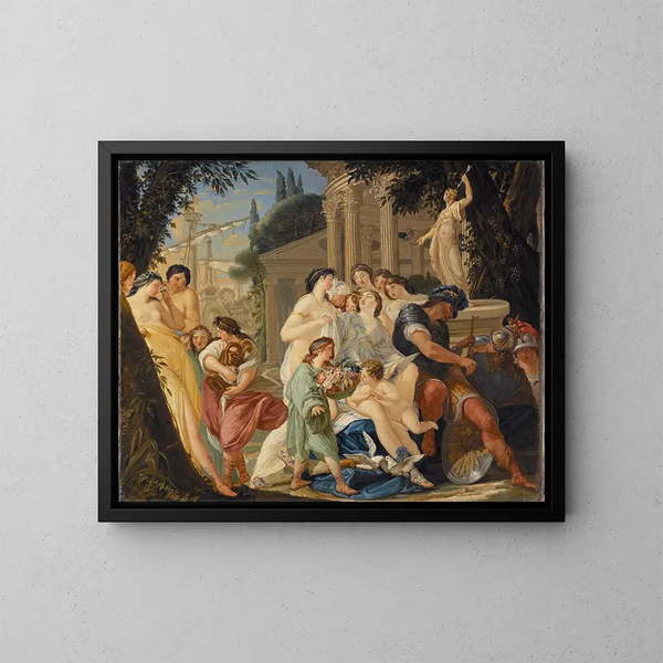 Scene uit de Oudheid - Johan Fredrik Hörling — ingelijst kunstwerk aan de muur