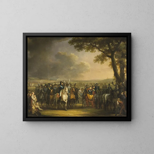 Revue sur Ladugårdsgränd, Stockholm - Johan Gustaf Sandberg — framed artwork on a wall