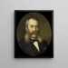 Herman Frederik ten Kate Schilder 1822-91 - Johan Heinrich Neuman — ingelijst kunstwerk aan de muur