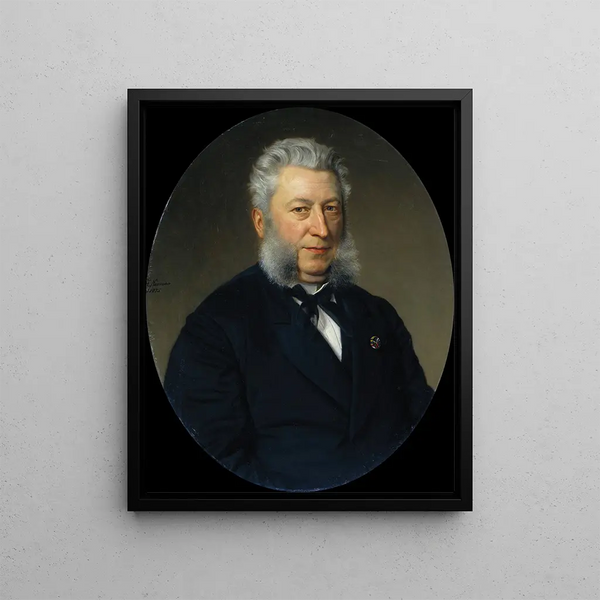 Jan Jacob Lodewijk ten Kate 1818-89 Poet - Johan Heinrich Neuman — framed artwork on a wall